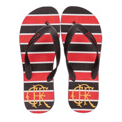 Chinelo Flamengo Cobra Coral Preto/Preto
